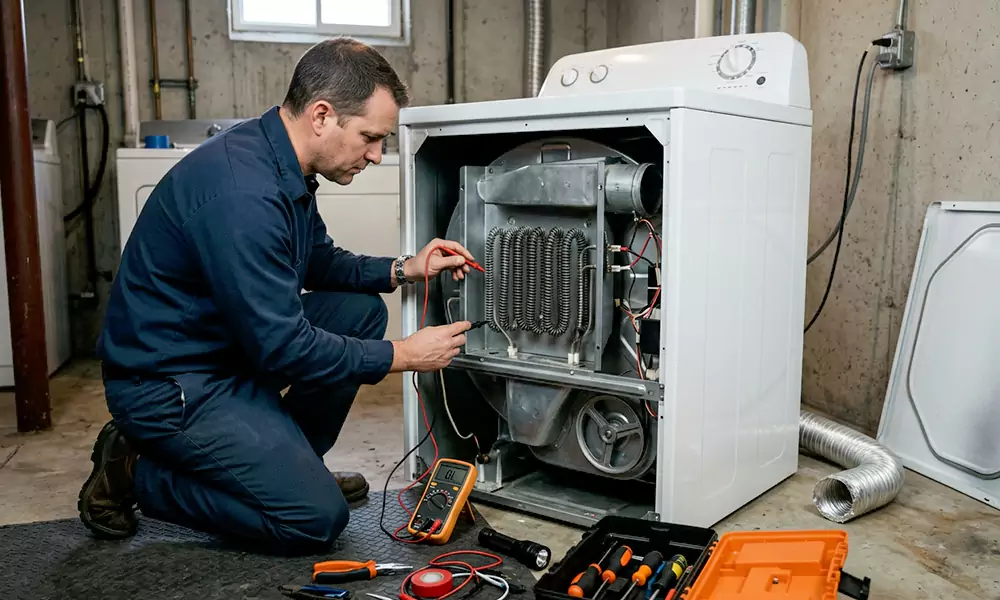Dryer Not Heating Repair in Barnstable, MA