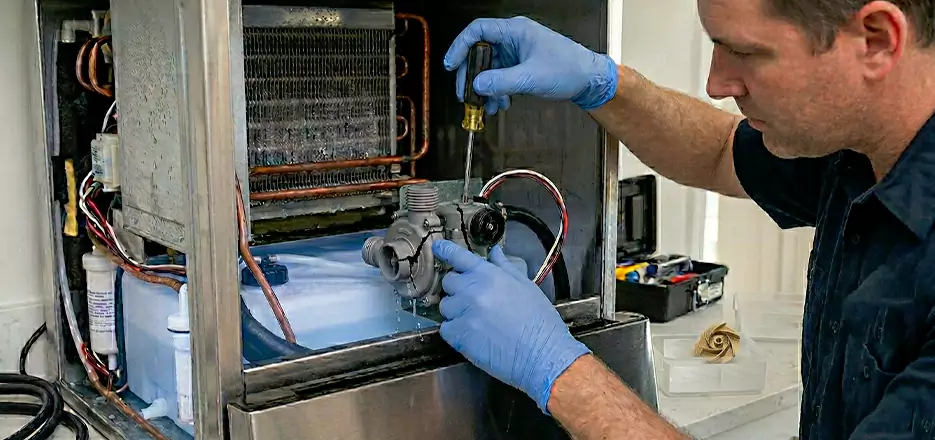 Commercial Ice Maker Water Pump Repair in Barnstable